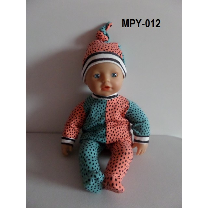 Boxpak of pyjama met muts voor de kleine baby born 32 cm